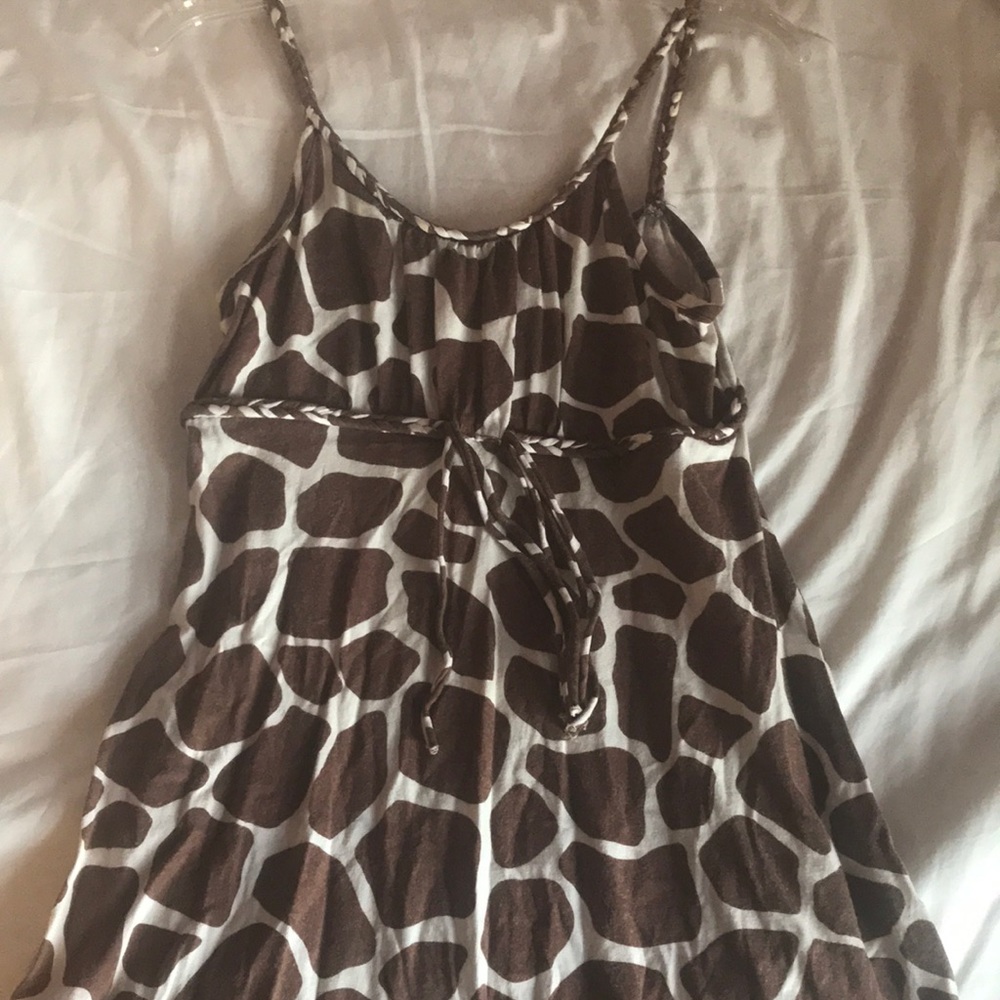 Girls giraffe print sundress